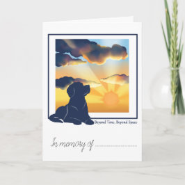 Tarjeta de simpatía por pérdida de mascota -Labrad