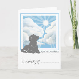 Tarjeta de simpatía por pérdida de mascota -Labrad