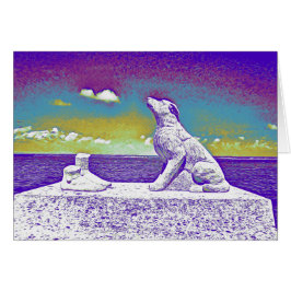 Tarjeta de simpatía por pérdida de perro