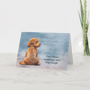 Tarjeta de simpatía por pérdida de perro de canicu