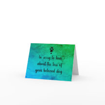 Tarjeta de simpatía por perros de dalDesignNZ