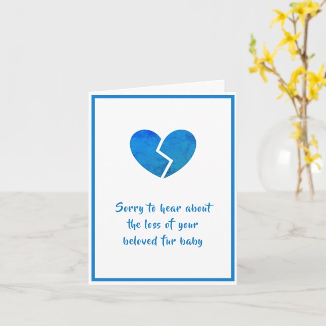 Tarjeta de simpatía por perros de dalDesignNZ (flor amarilla)