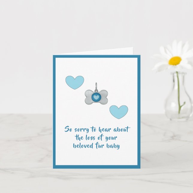 Tarjeta de simpatía por perros de dalDesignNZ (Planta pequeña)