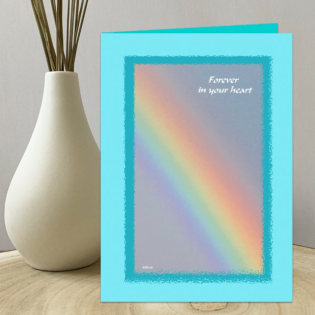 Tarjeta de simpatía Rainbow Mascota Sympathy Card (Subido por el creador)