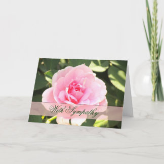 Tarjeta de simpatía rosa