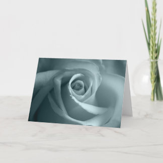 Tarjeta de simpatía Rosa interior en blanco