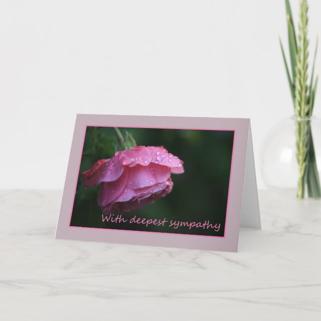 tarjeta de simpatía rosa rosa rosa rosa rosa rosa  (Anverso)