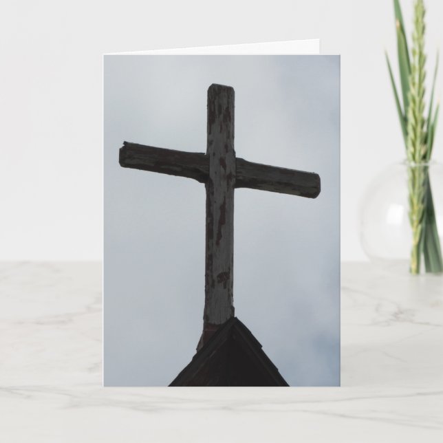 Tarjeta de simpatía “Santa Cruz de Madera” (Anverso)