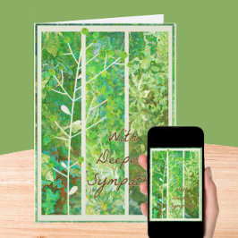 Tarjeta de simpatía Serene Nature Art