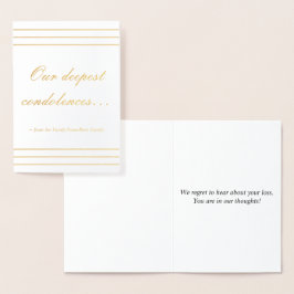 Tarjeta de simpatía simple