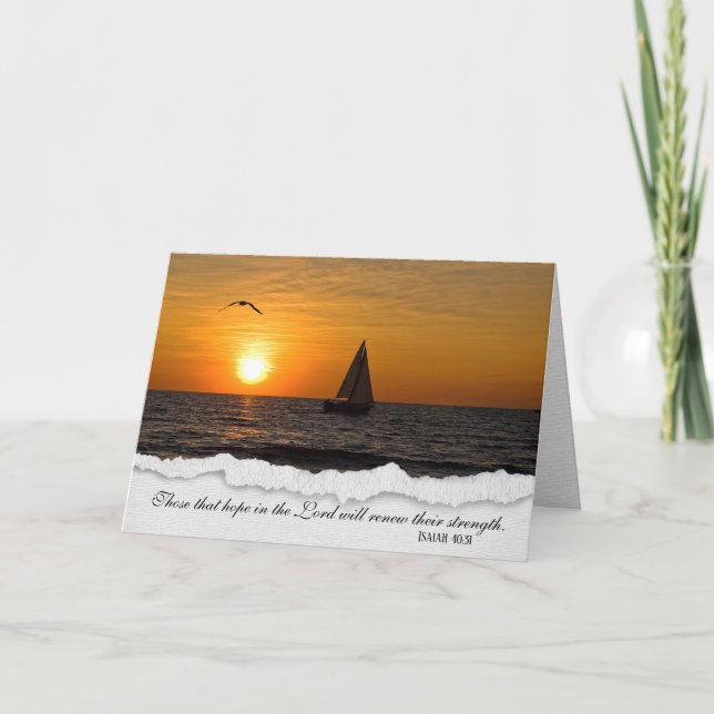 Tarjeta De Simpatía Sunset (Anverso)