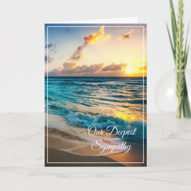 Tarjeta de simpatía Sunset (Anverso)