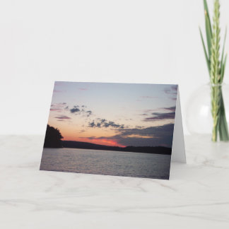 Tarjeta de simpatía Sunset