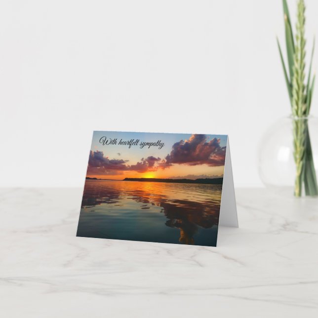 Tarjeta de simpatía Sunset (Anverso)