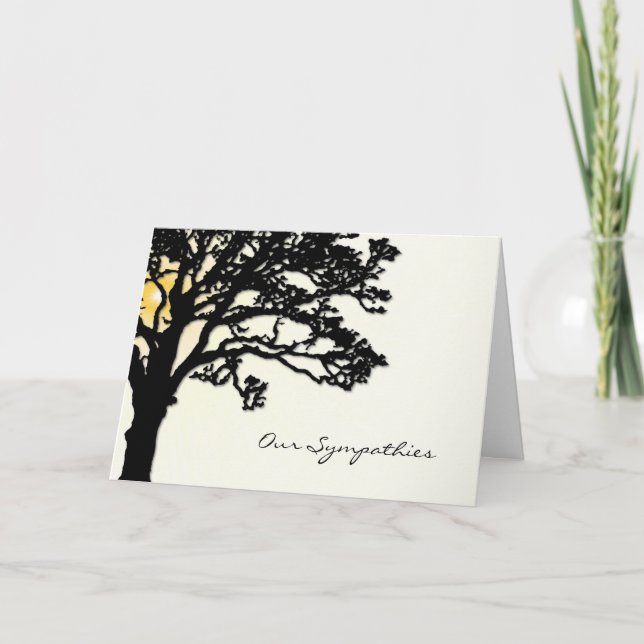 Tarjeta de simpatía Sunset (Anverso)