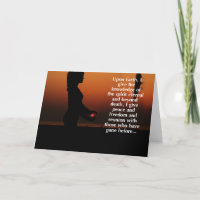 Tarjeta de simpatía Wiccan de la Madre Eterna Oscu