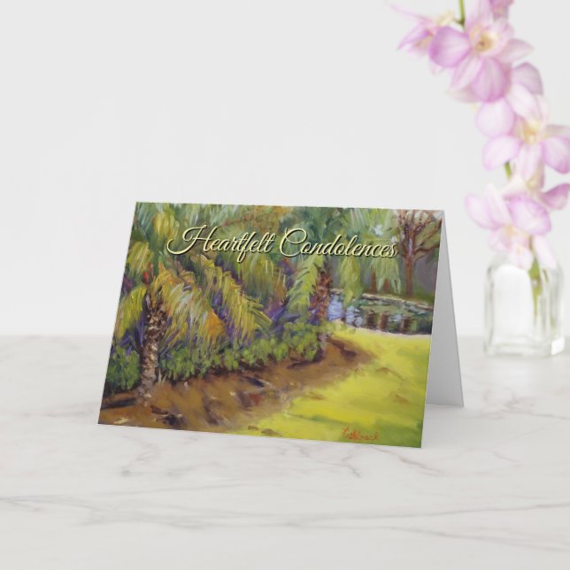 Tarjeta de Sincronía para el Ser Querido Fallecido (Orquídea)