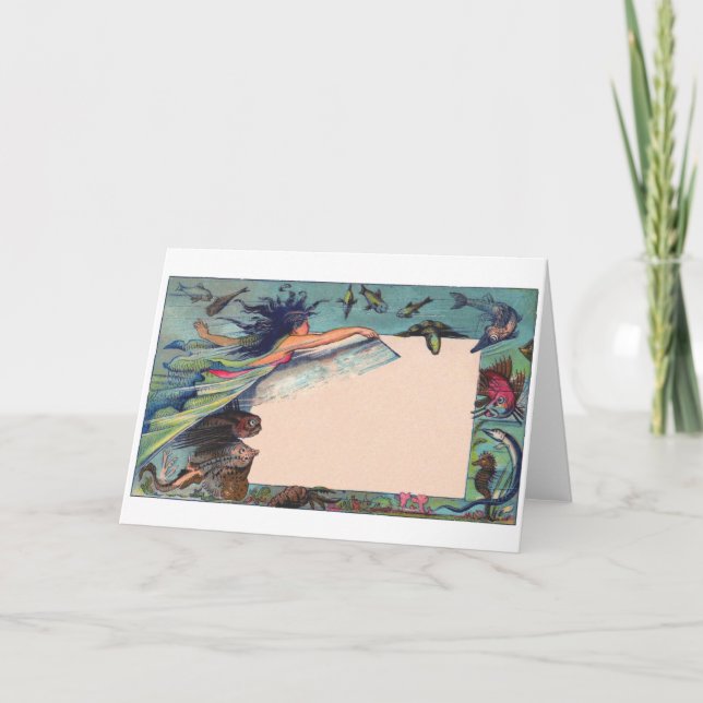 tarjeta de sirena (Anverso)