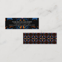 Tarjeta de sitio web de elefante floral negro indi