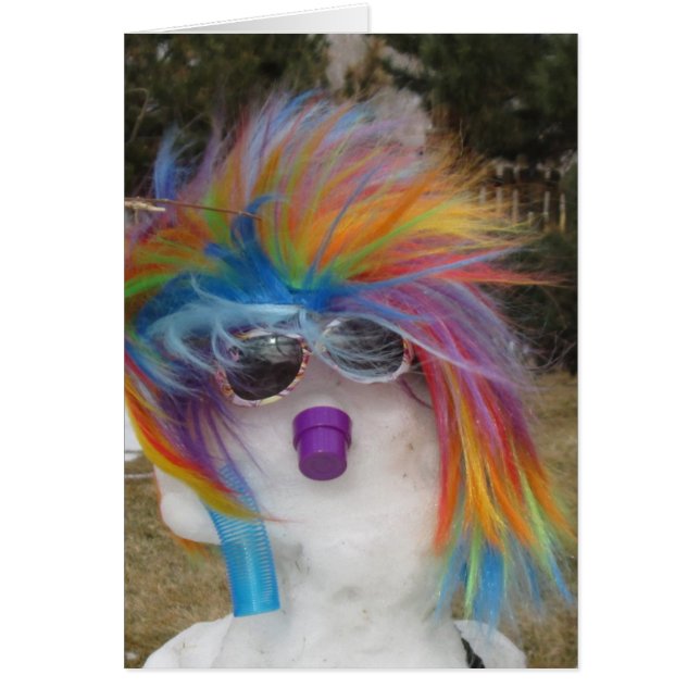 Tarjeta de Snowbody como tú (Frente)