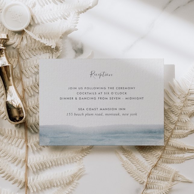 Tarjeta de Sobre de Recepción de Boda en Bajamar C (Subido por el creador)