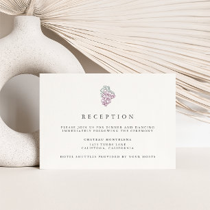 Tarjeta de Sobre de Recepción de Boda   País del V