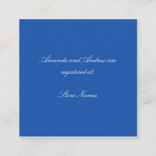 Tarjeta de Sobre para Fiesta de Novia con Chinoise (Anverso)