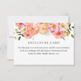 Tarjeta de Sobre Personalizada con Flores Rosadas 