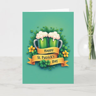 Tarjeta de socio del día de San Patricio