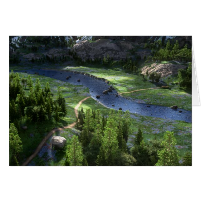 Tarjeta De Soledad De Cwm (Anverso (Horizontal))