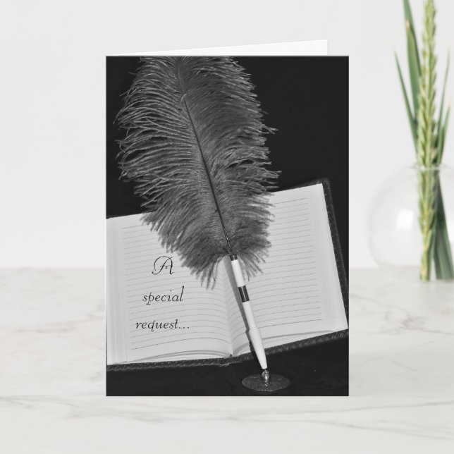 Tarjeta de solicitud de asistente de libro de visi (Anverso)