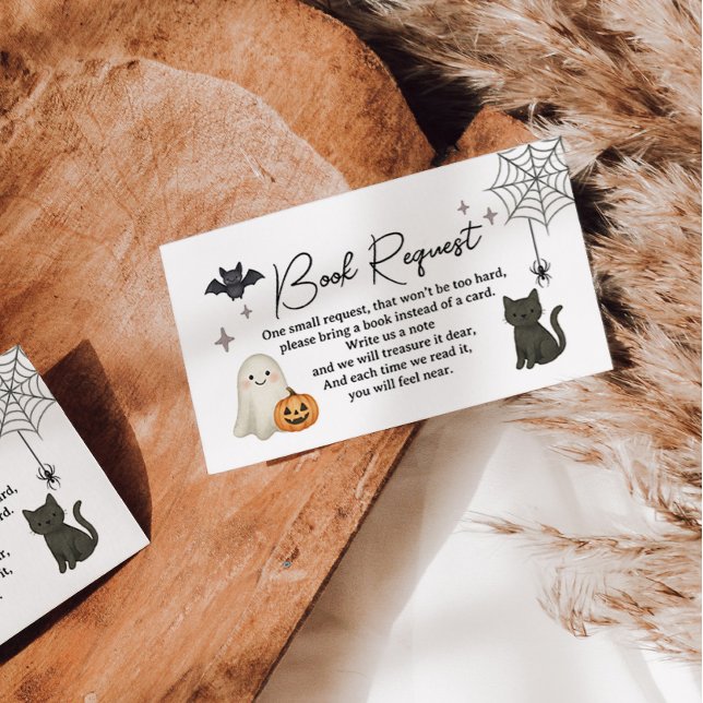 Tarjeta de solicitud de Baby Shower de Halloween (Subido por el creador)