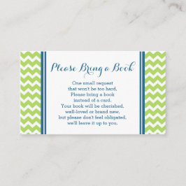 Tarjeta de solicitud de Baby Shower de Lime Blue C