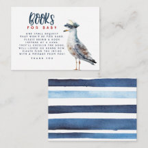 Tarjeta de solicitud de Baby Shower Nautical para