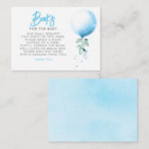 Tarjeta de solicitud de Baby Shower para bebés