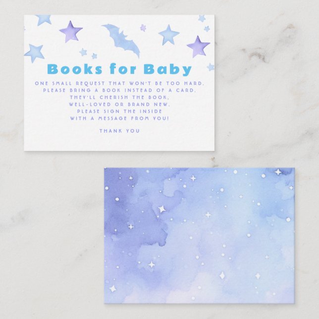 Tarjeta de solicitud de Baby Shower para bebés (Anverso / Reverso)