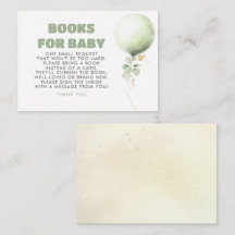 Tarjeta de solicitud de Baby Shower para bebés