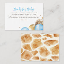 Tarjeta de solicitud de Baby Shower para bebés