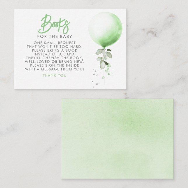 Tarjeta de solicitud de Baby Shower para bebés (Anverso / Reverso)