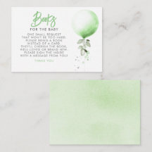 Tarjeta de solicitud de Baby Shower para bebés