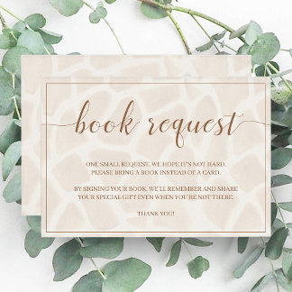 Tarjeta de solicitud de Baby Shower Safari Giraffe