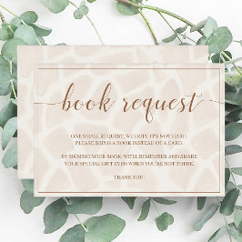 Tarjeta de solicitud de Baby Shower Safari Giraffe