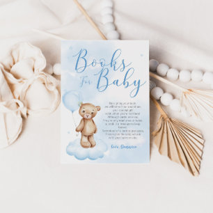 Tarjeta de solicitud de Baby Shower Sky Bearly Wai