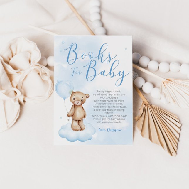 Tarjeta de solicitud de Baby Shower Sky Bearly Wai (Subido por el creador)