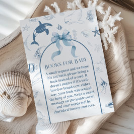 Tarjeta de solicitud de Baby Shower Undersea Libra