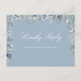 Tarjeta de solicitud de canción RSVP Floral Dusty 