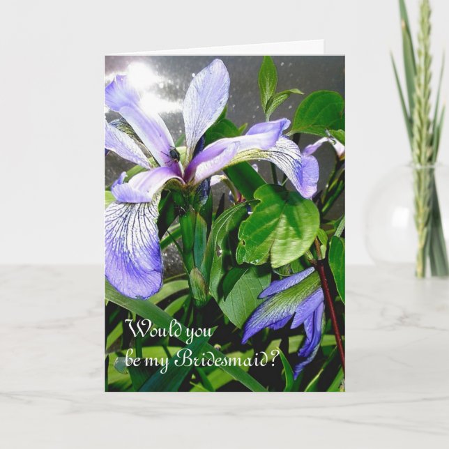 Tarjeta de solicitud de dama de honor de Wild Flag (Anverso)
