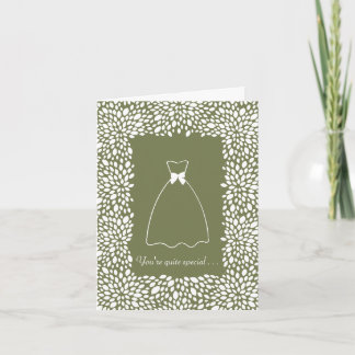 Tarjeta de solicitud de dama de honor personalizab