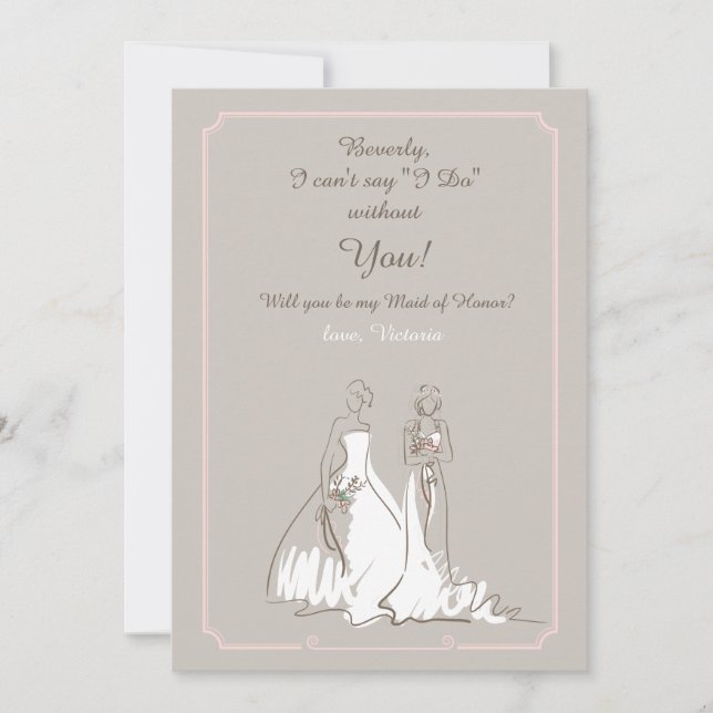 Tarjeta de solicitud de fiesta nupcial (Anverso)