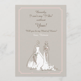 Tarjeta de solicitud de fiesta nupcial